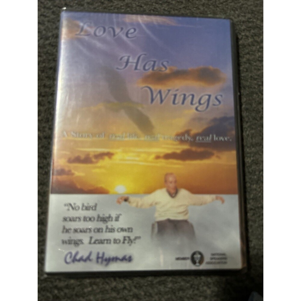 Love Has Wings DVD Chad Hymas Motivational Speaker NEW Factory Sealed